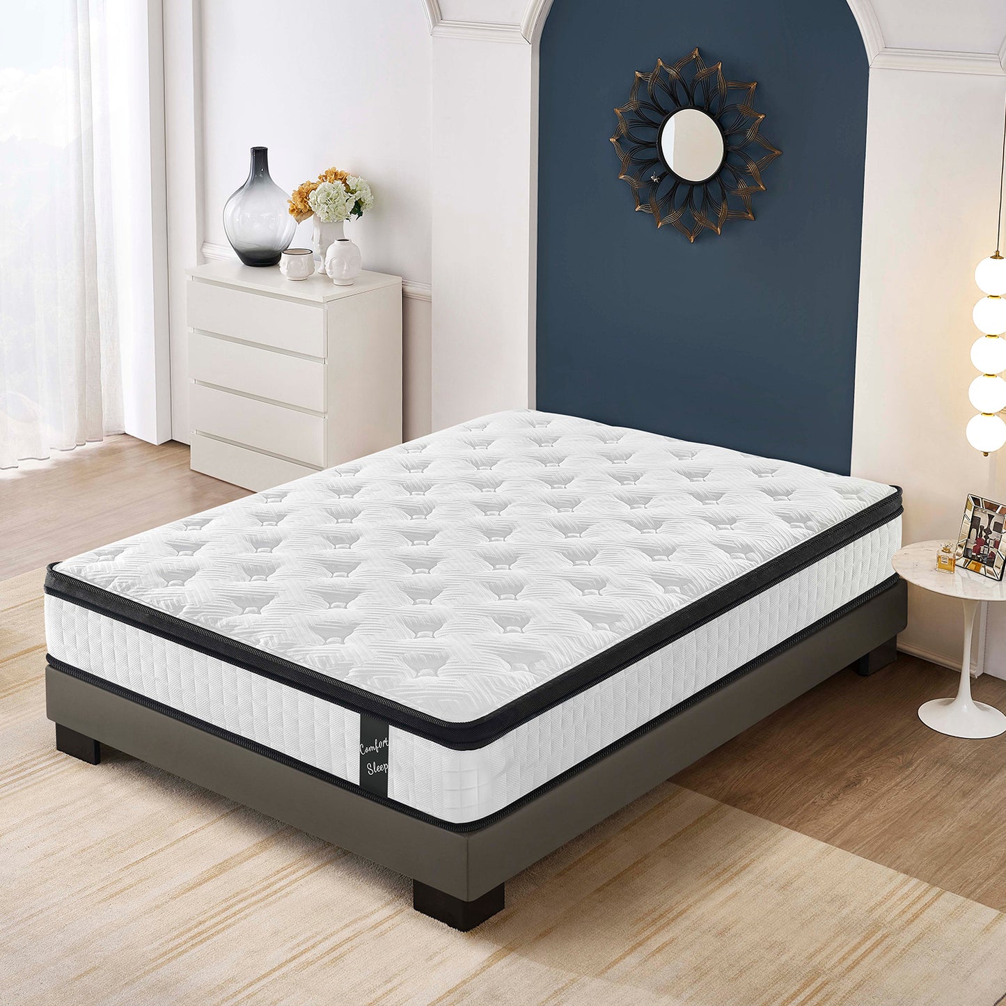 ZIVACATE Mattress 12 Inch Cooling Memory Foam Hybrid Mattress Twin Size