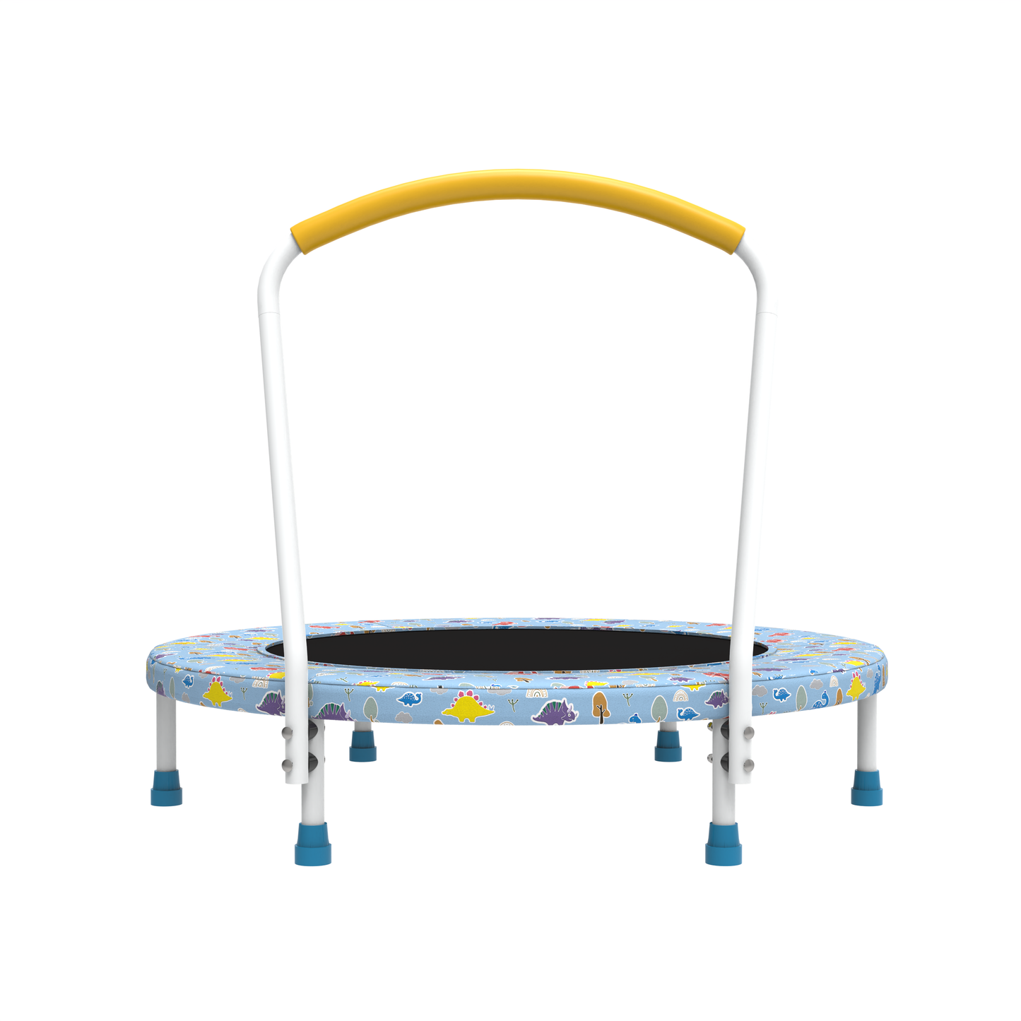 LIZEVINC 36" Trampoline Indoor Trampoline with Handle,Blue
