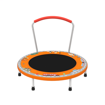 LIZEVINC 36" Trampoline Indoor Trampoline with Handle,Blue