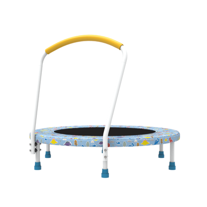 LIZEVINC 36" Trampoline Indoor Trampoline with Handle,Blue
