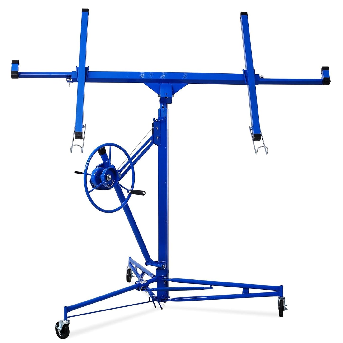 ZIVACATE  Drywall Lift 11ft Sheetrock Lift Drywall Hoist Drywall Lifter for Ceiling 360° Adjustable Foldable 150lbs For Home Improvement