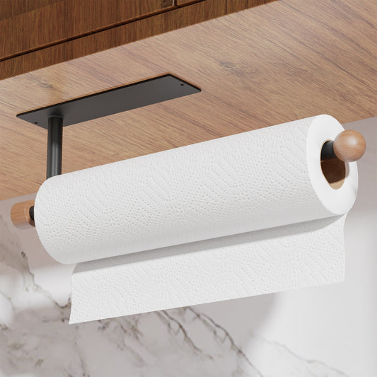 ZIVACATE Paper Towel Holder Under Cabinet Wall Mount